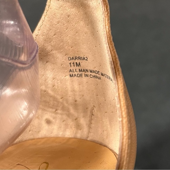 Thalia Sodi sz 11 Darria2 tan vegan strappy heeled sandals - Picture 13 of 16